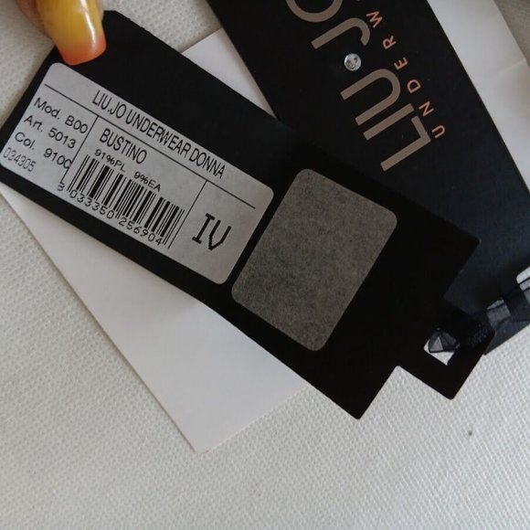 LIU JO underwear Dona Bustino Maroon Wine Full logo Stretch Women's size 4/ IV - Picture 12 of 12